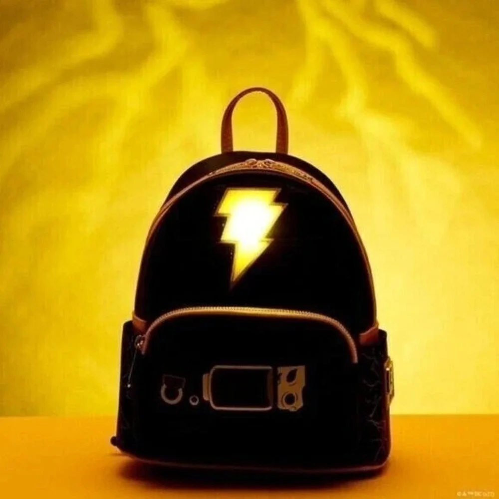 Loungefly DC Comics Black Adam‎ Light Up Cosplay Mini Backpack